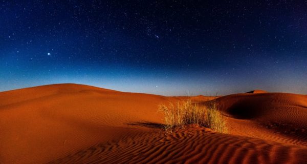 Night Desert Sky