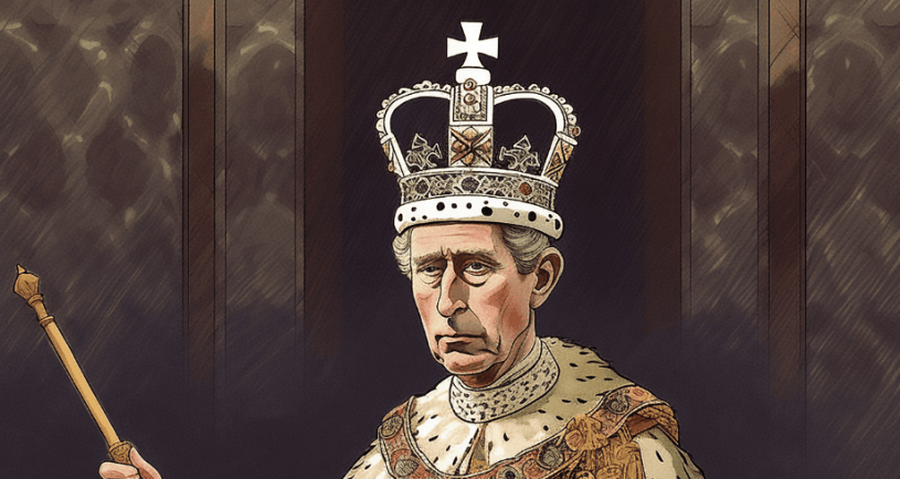 Illustration of King Charles III