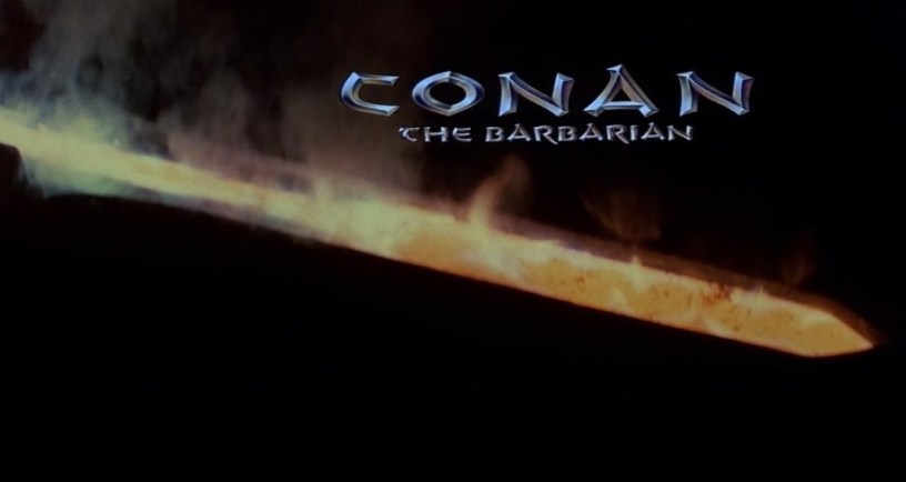 Conan the Barbarian 1982 title card