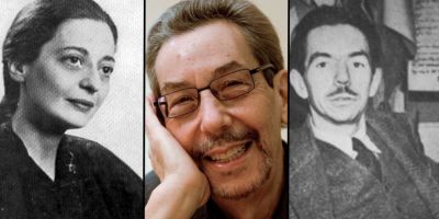 Pictures of Joy Davidman, Alan M Wald, and William Lindsay Gresham