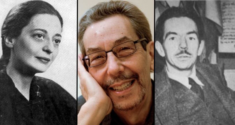 Pictures of Joy Davidman, Alan M Wald, and William Lindsay Gresham