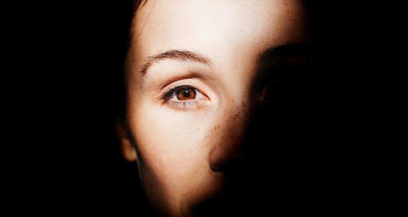 woman's eye