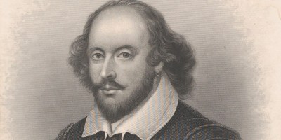 William Shakespeare print by John Chester Buttre after Jacob Houbrake