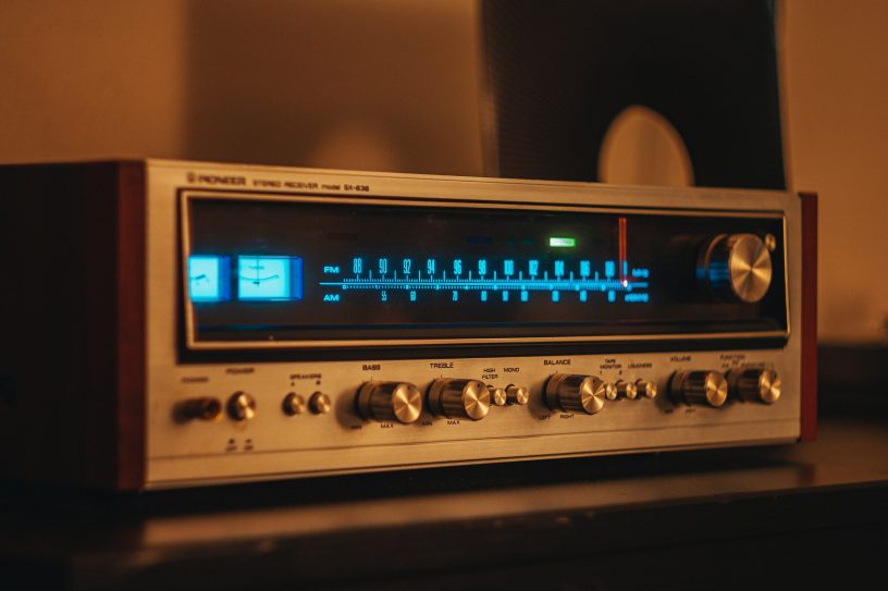 Picture of stereo system. Photo by James Krudop on Unsplash