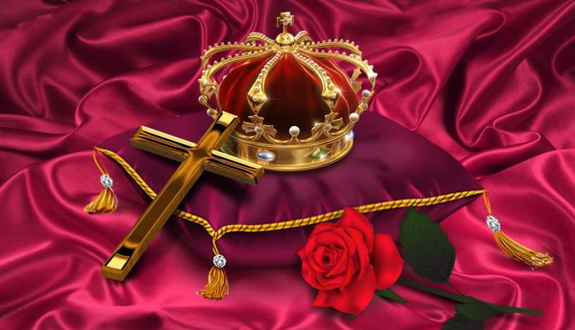 Coronation crown and scepter. Image by Peace,love,happiness from Pixabay