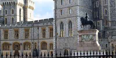 equestrian monument near windsor castle