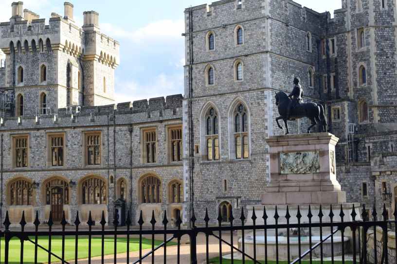 equestrian monument near windsor castle