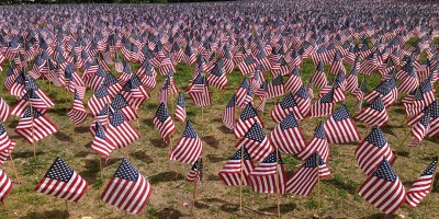 Memorial Day flags