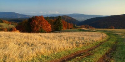 Slovakian countryside autumn - graphic for article on Slovak autumn/winter proverbs and sayings