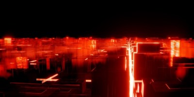 Dystopian city scape