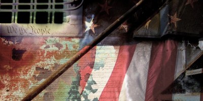 American flag graphic