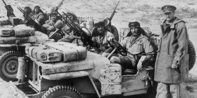 David Stirling with SAS soldiers North Africa. Photo Credit: Imperial War Museum - War Office Second World War Official Collection
